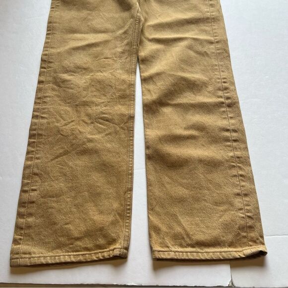 Levi's Men's Tan Jeans 501 Size 35 X 34 button fly 5 pocket Straight Leg - Picture 8 of 8